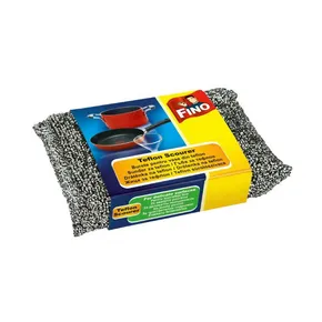 Fino Teflon Scourer Scheuerschwamm für Teflon, feine Oberfläche 1 Stück